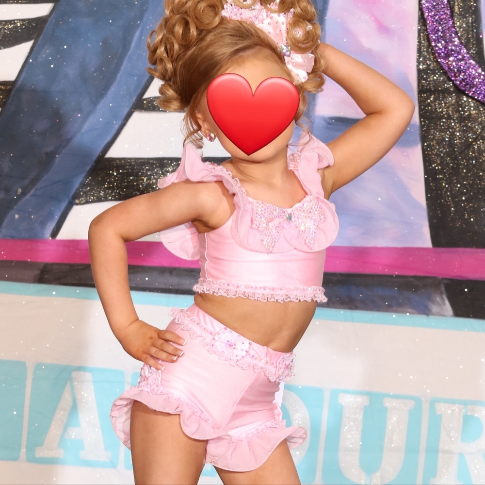 2/4 Pageant Glitz swim